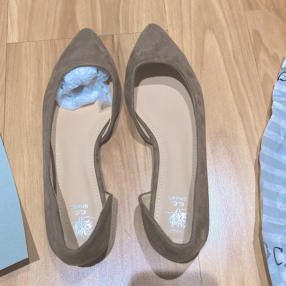 GC SHOES “SWEET” taupe flats